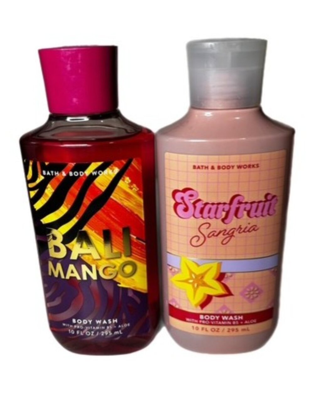 Bath & Body Works Bali Mango and Starfruit Sangria Body Wash Bundle NWT